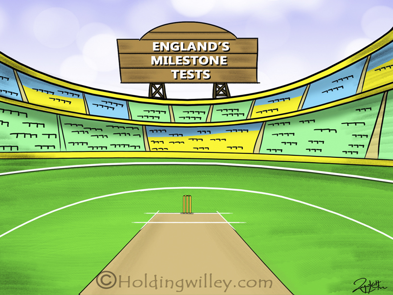 England_milestone_Tests_Cricket