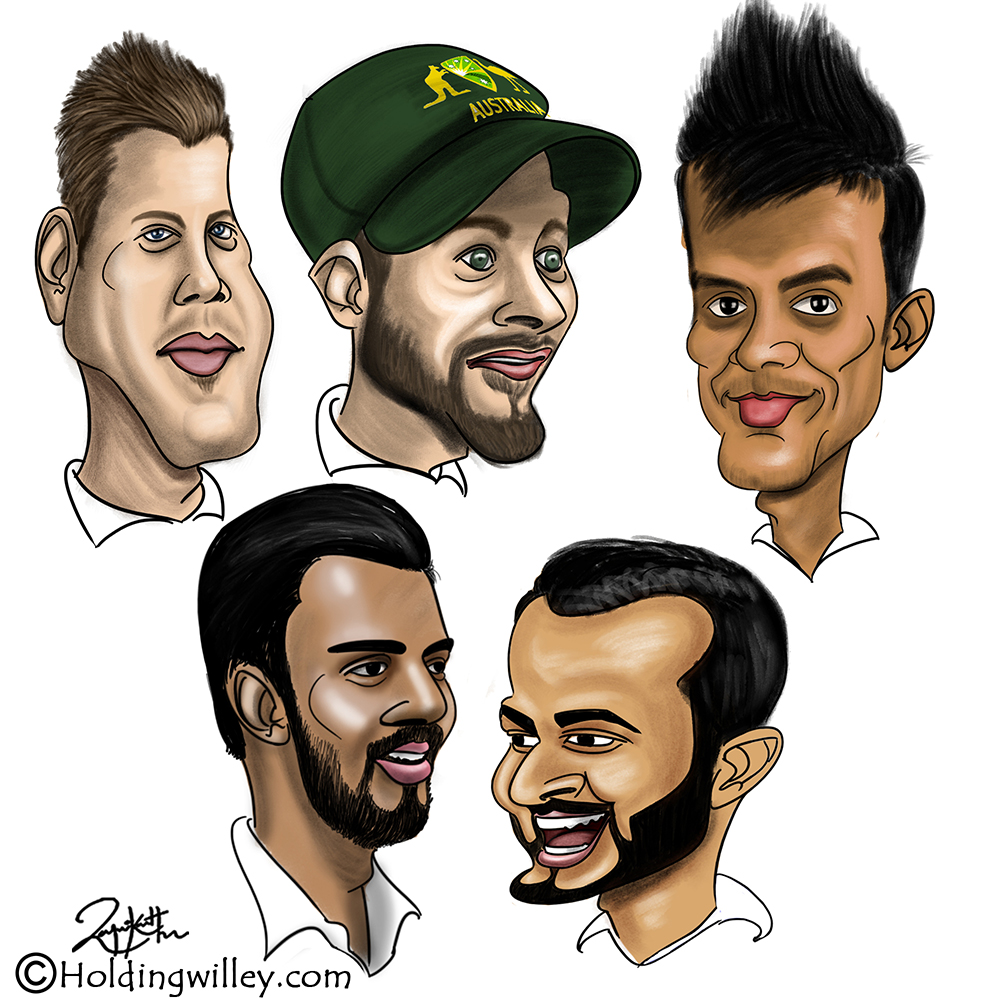 India_Australia_Cricket_players