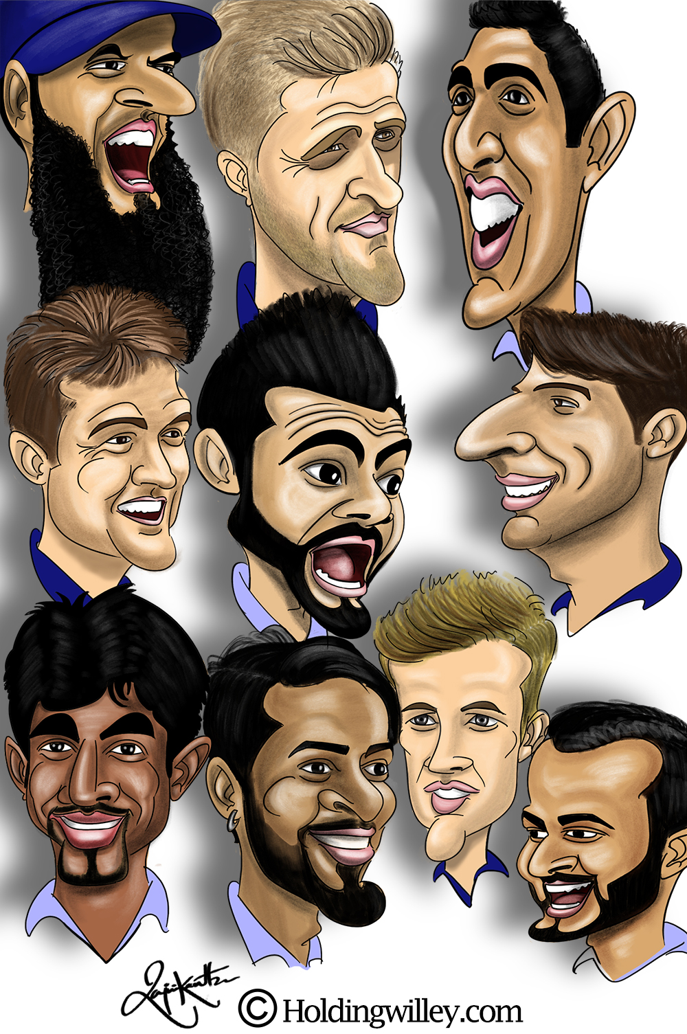 India_England_cricket_players