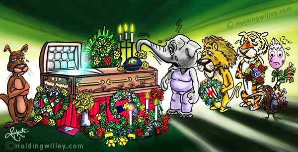 Rest In Peace-Phillip Hughes Cartoon