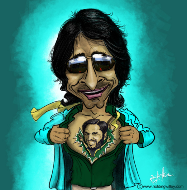 Rameez Raja Cricket Cartoon