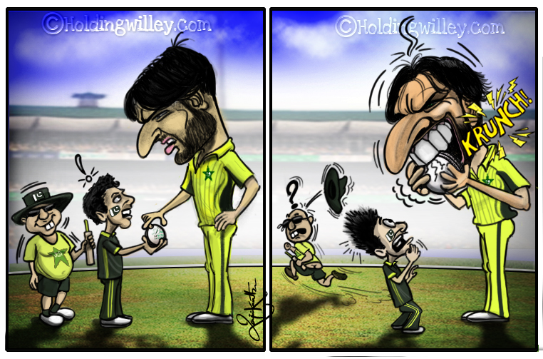 Shahid Afridi Cartoon